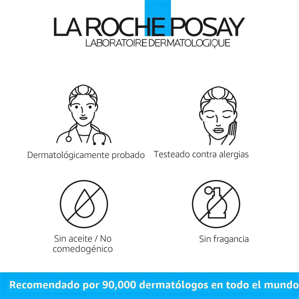 La Roche-Posay Toleriane - Hidratante protector de líquido sensible...