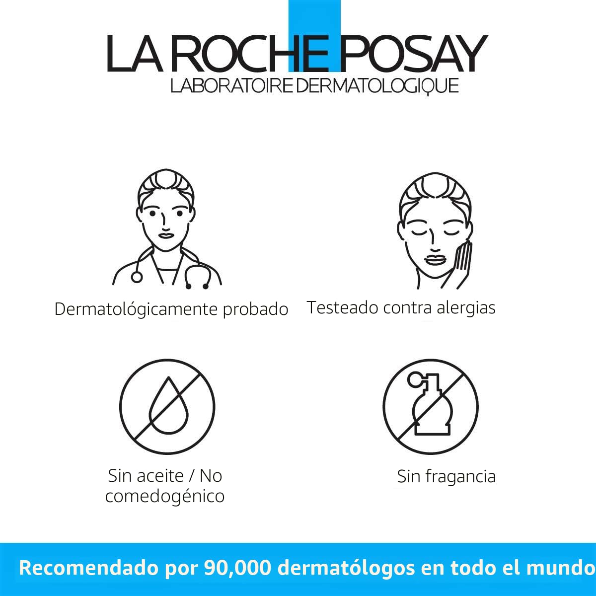 La Roche-Posay Toleriane - Hidratante protector de líquido sensible...