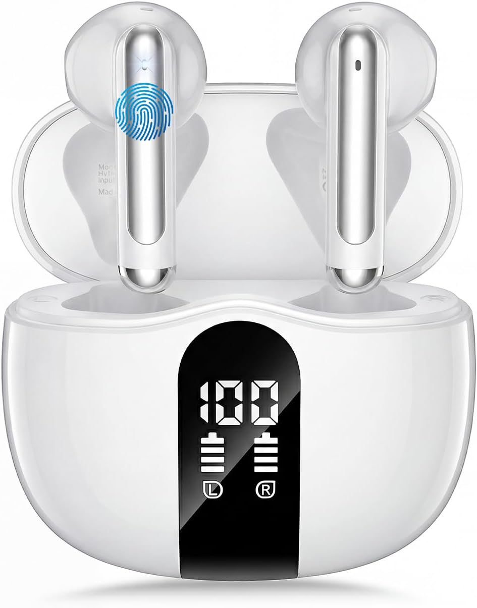 XIAOWTEK Auriculares inalámbricos, auriculares Bluetooth 5.4 2026 c...