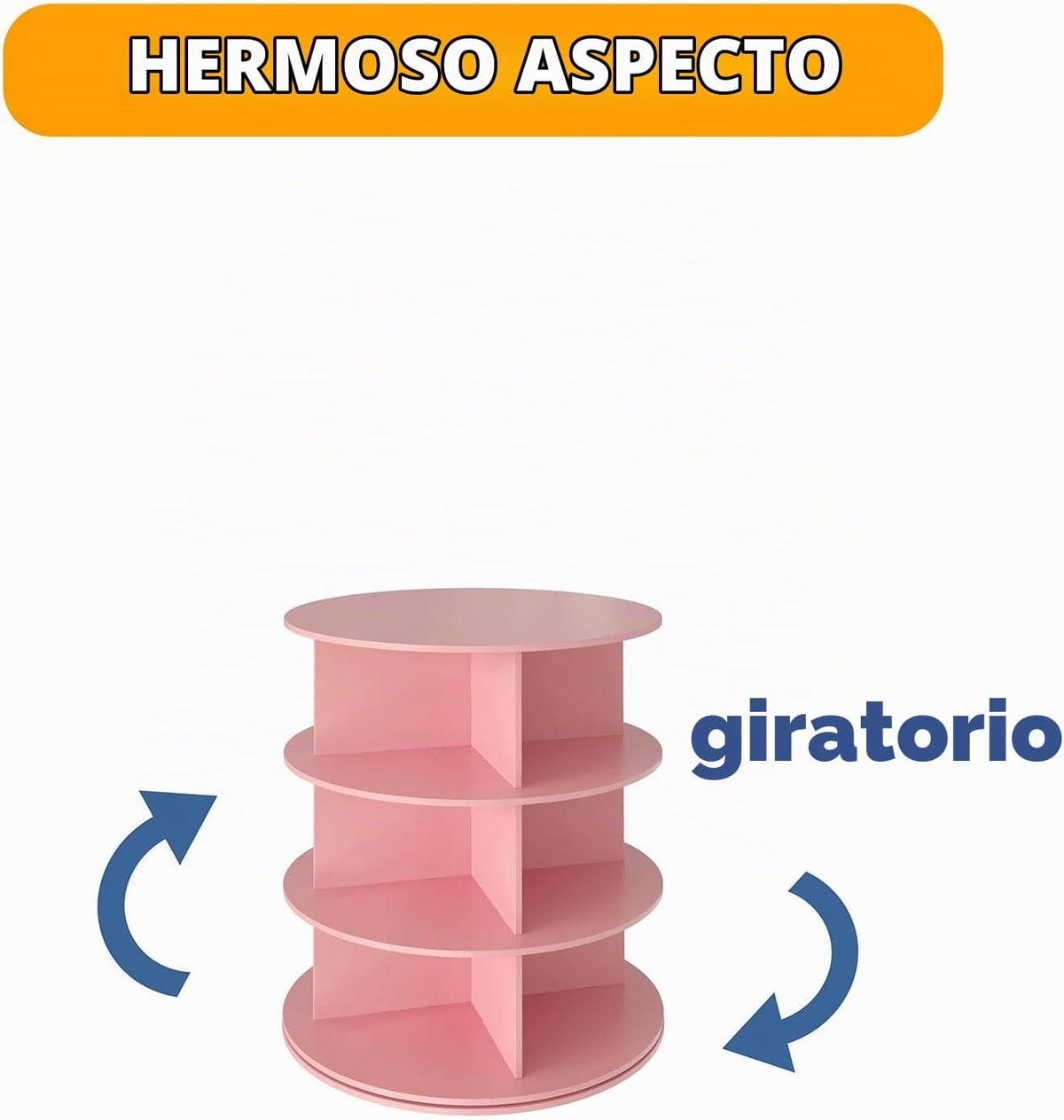 SpaceAid Torre Zapatero Giratorio de 3 Niveles, Exhibidor de Zapato...