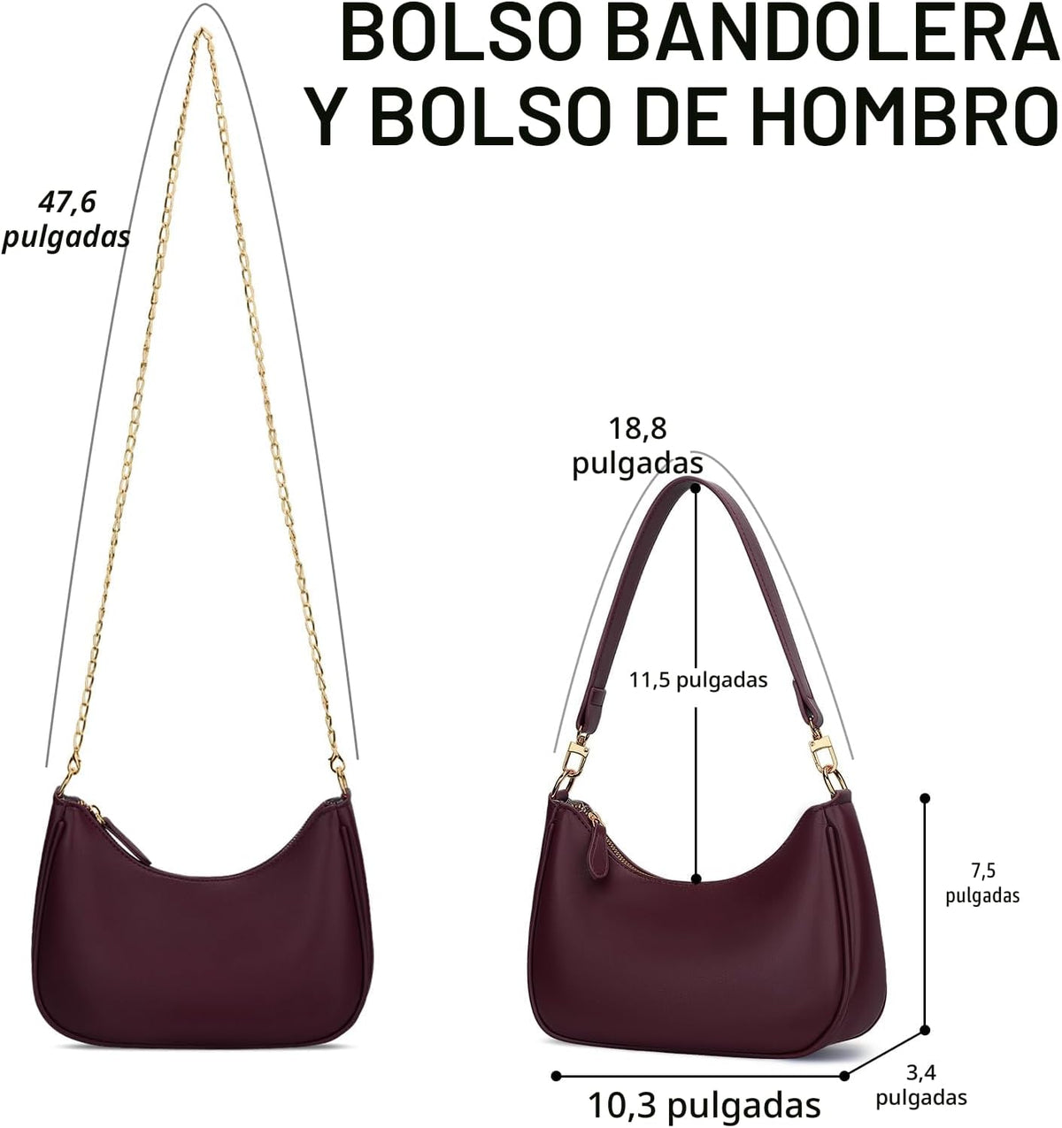 KKXIU Bolso de hombro para mujer, lindos bolsos y bolsos hobo | Bol...