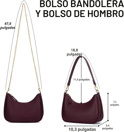 KKXIU Bolso de hombro para mujer, lindos bolsos y bolsos hobo | Bol...