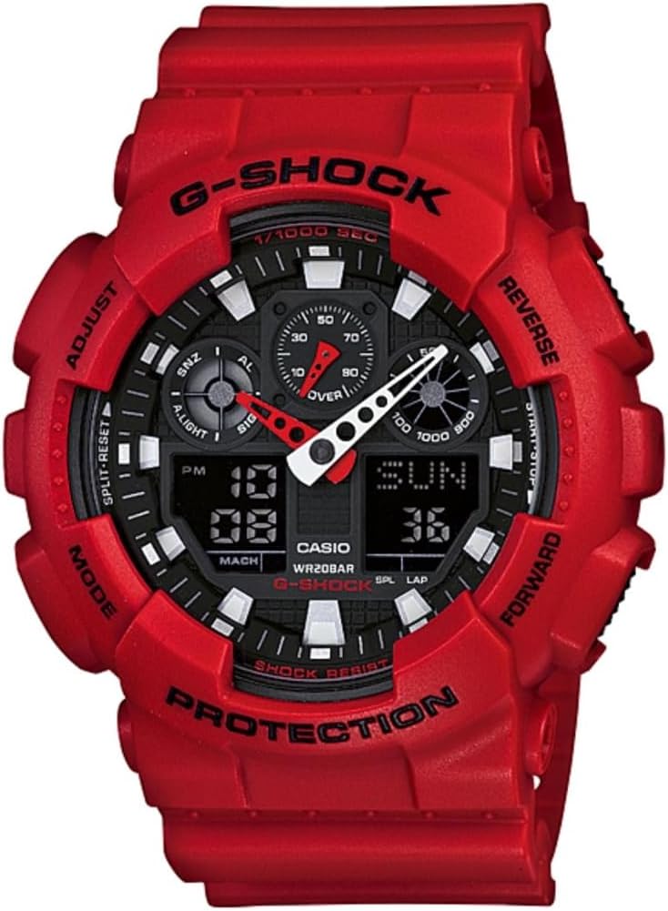 Casio GA-100 XL Series G-Shock Reloj de cuarzo 200M WR resistente a...