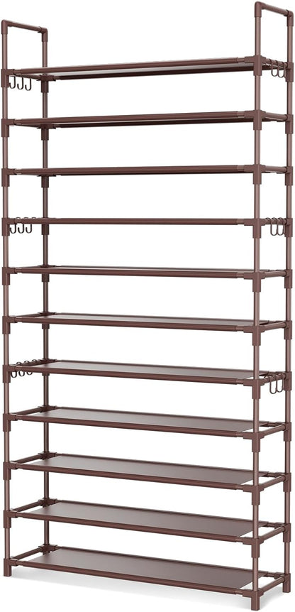 LANTEFUL Estante Alto de 11 Niveles para Zapatos Sostiene 55 Pares...
