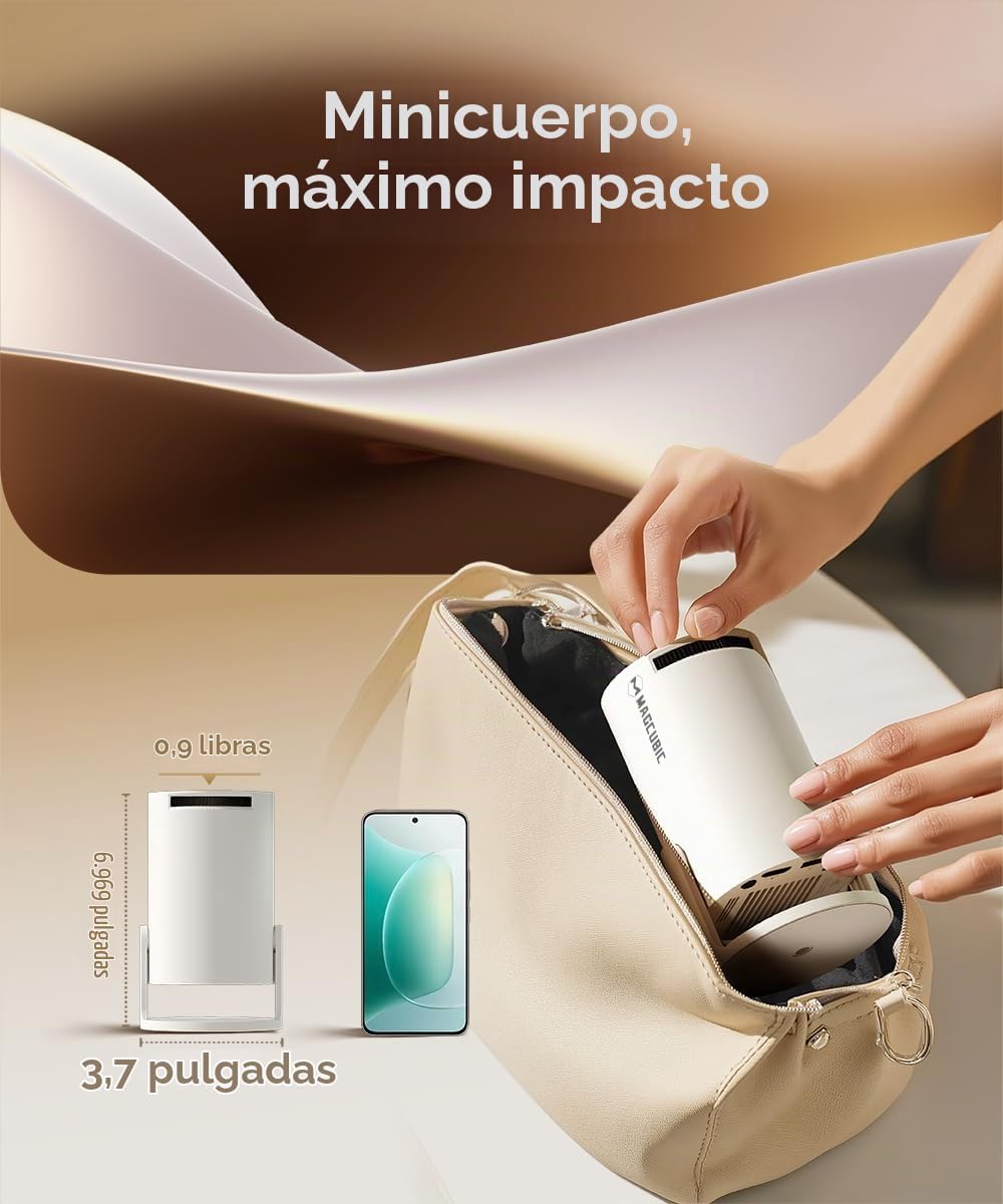 Magcubic 2026 Mini proyector HY300PRO actualizado con WiFi y Blueto...