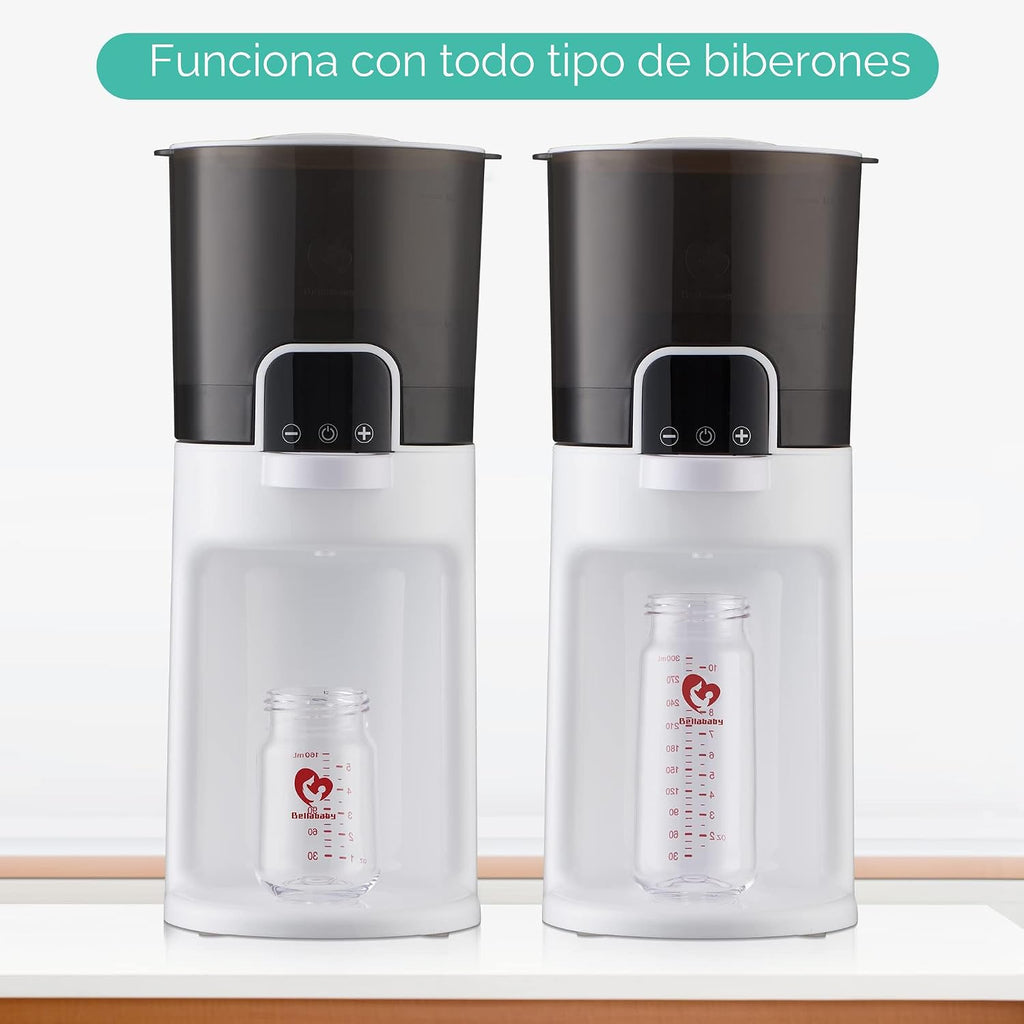 Bellababy Calentador instantáneo de biberones, dispensador de agua...