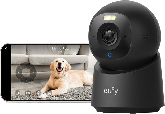 eufy Security Cámara interior 4K E30, panorámica e inclinación | Vi...
