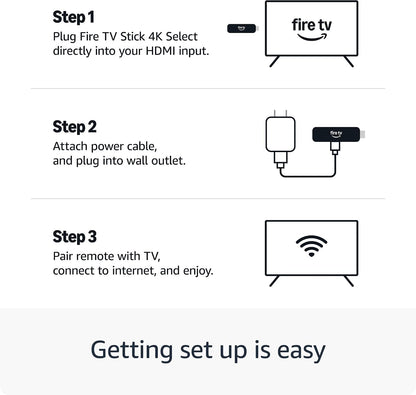 Amazon Fire TV Stick 4K Select con plan de protección de 2 años