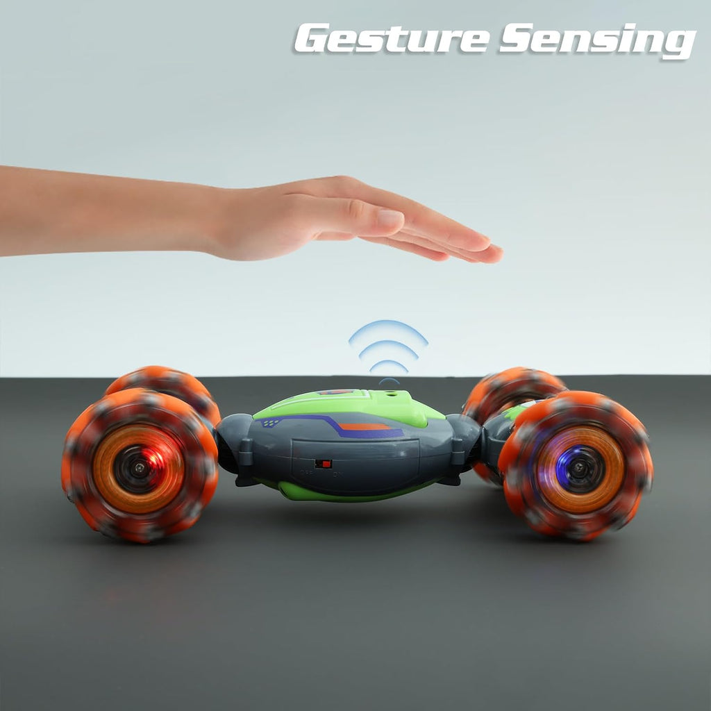 QXHOL Coche de acrobacias RC con detección de gestos, juguetes de c...