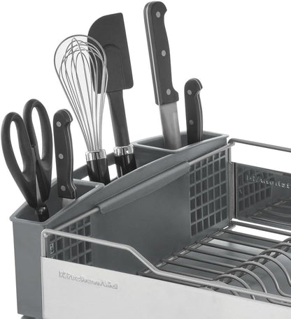 KitchenAid Escurridor de platos de gran capacidad de tamaño complet...
