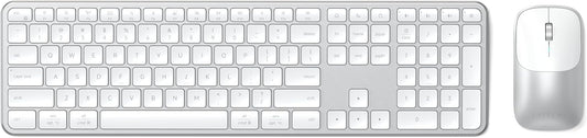 Satechi Slim CEX3 Combo de teclado y mouse inalámbricos, Bluetooth,...