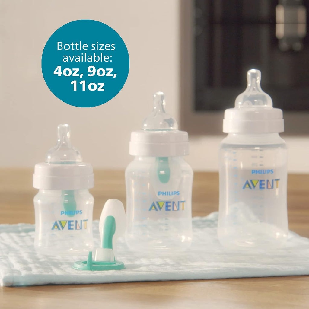 Philips Avent Biberón anticólico, flujo rápido, 11 oz, SCY106\/04 |...