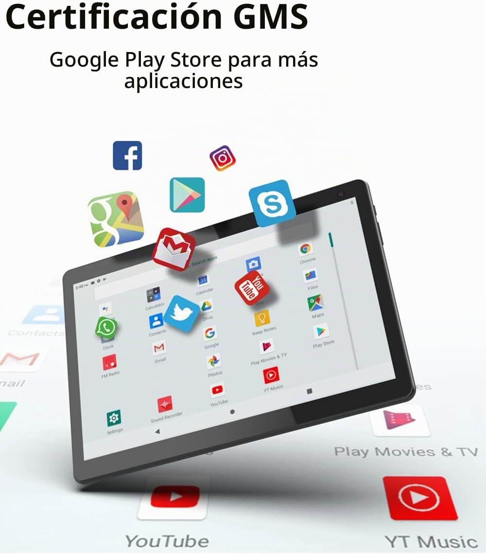 COOPERS Tablet 10 pulgadas, Android 15 Tablet, 32GB ROM 1TB Expandi...