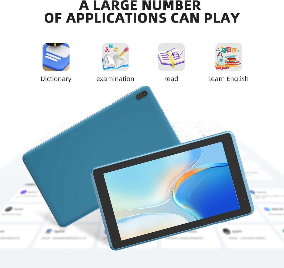 IWEGGO Tablet Android 14 con funda, 7 pulgadas 8 GB RAM+32 GB ROM\/...