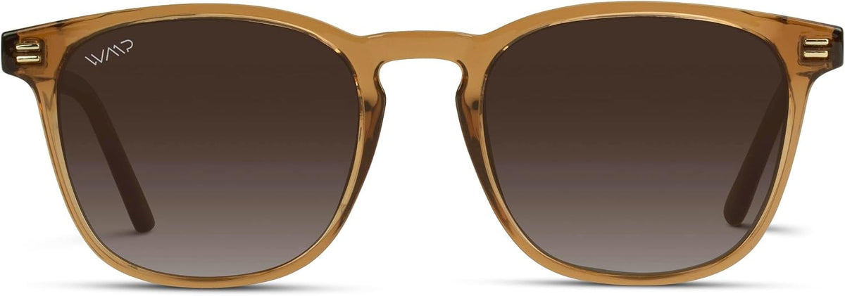 WMP Eyewear - Gafas de sol polarizadas modernas y redondas para hom...