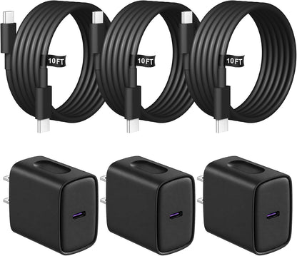 Cargador de iPhone Carga rápida iPhones de 10 pies 18 17 16 15 Carg...