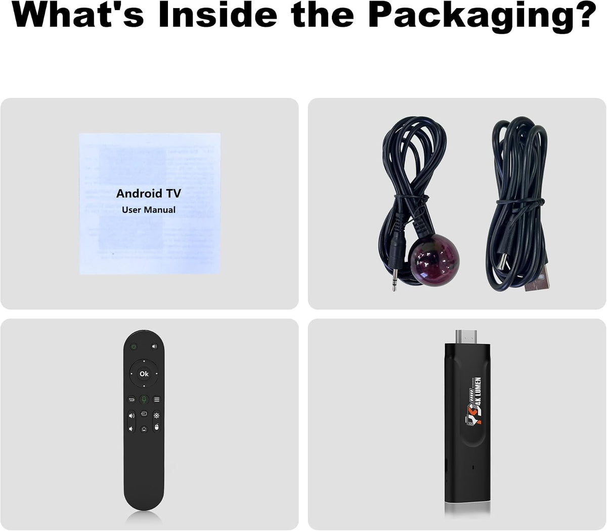 Android 13.0 TV Stick 4K, ultra portátil Smart TV Stick 2GB RAM 16G...