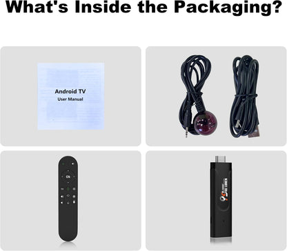Android 13.0 TV Stick 4K, ultra portátil Smart TV Stick 2GB RAM 16G...