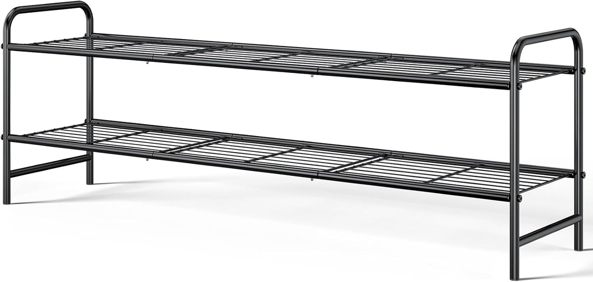 Kitsure Organizador de zapatos de acero inoxidable, 37.3" de ancho...