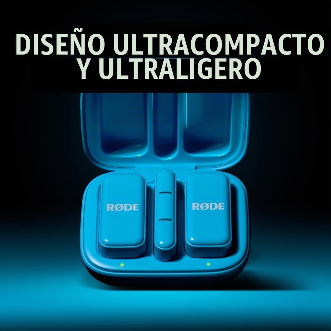 RØDE Wireless Micro - Micrófono inalámbrico compacto, dos micrófono...