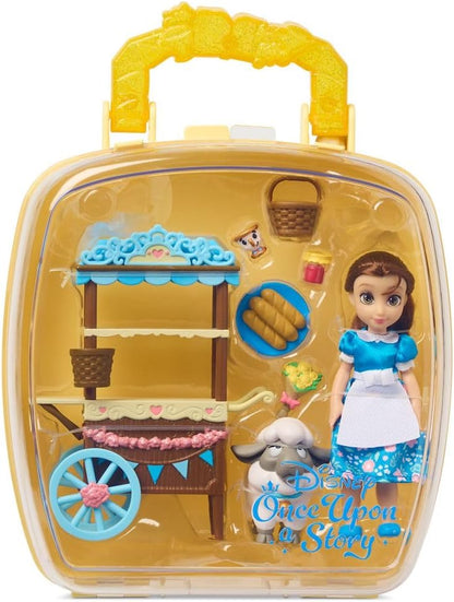 Disney Store Juego oficial de muñecas Princess Belle Once Upon a St...
