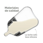 Nanobebe Biberones de Silicona Flexible para Bebé, Anticólicos, Sen...