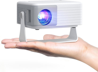 Mini proyector con WiFi y Bluetooth, proyector actualizado AKIYO 20...