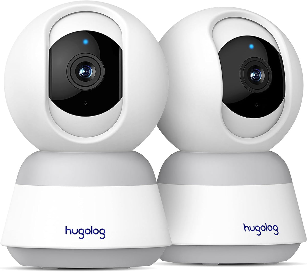Hugolog Cámara de seguridad interior de 4K 8MP con panorámica\/incl...