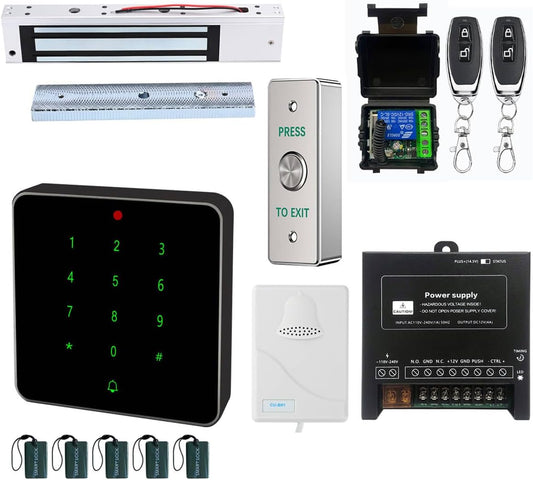 Kit de cerradura magnética eléctrica de 600 libras, bloqueo electro...