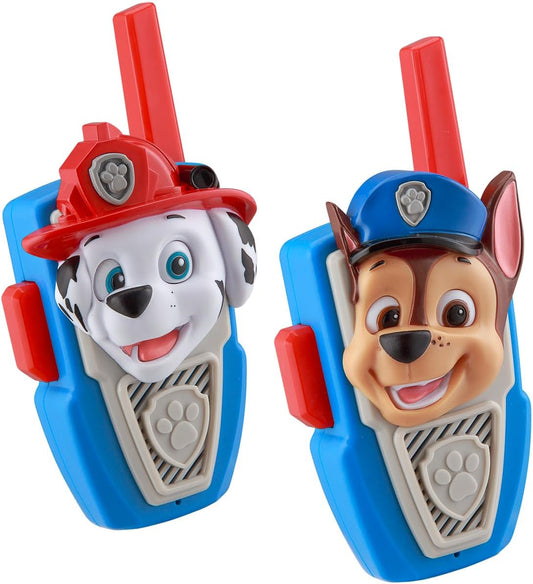 Walkie-talkies de Paw Patrol Chase Marshall para niños, divertidos...