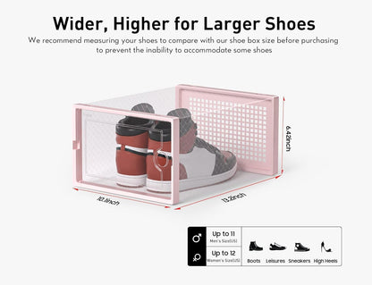 Kuject Cajas de almacenamiento de zapatos grandes, 12 unidades | Es...