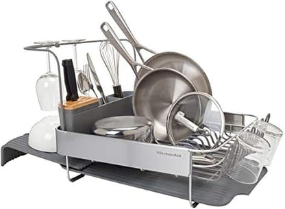 KitchenAid Escurridor expandible para secar platos, 24 pulgadas, ca...