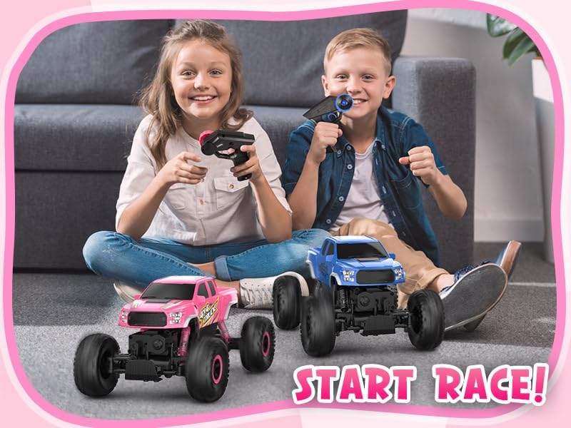 Double E Raptor F150 RC Car 4WD 2 Motors Monster Trucks para niñas,...