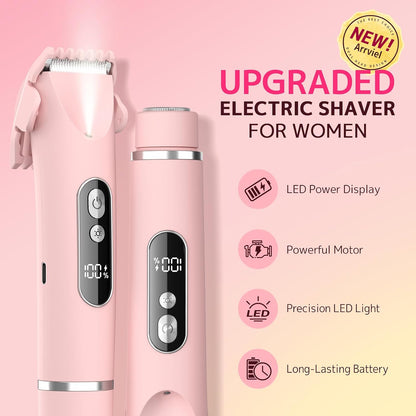 CoolHair Recortadora de bikini para mujer, maquinilla de afeitar el...