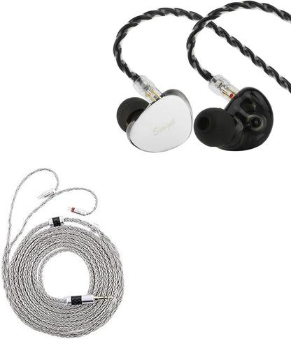Linsoul SIMGOT EG280 - Monitor de oído, 1DD+1 planar HiFi IEM, auri...