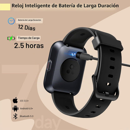 Reloj inteligente para mujeres\/hombres, compatible con Android y i...