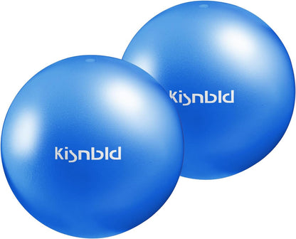 kisnbld Pequeña pelota de ejercicio, mini pelota de pilates de 9 pu...