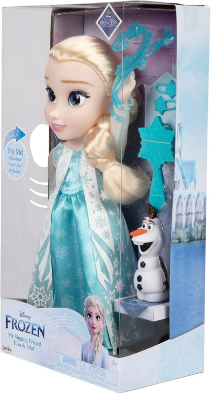 JAKKS Pacific Elsa Doll Classic Mi amiga cantante Elsa Doll y Olaf...