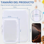 YOPCDJ Estuche rígido transparente con cremallera, bolsa transparen...