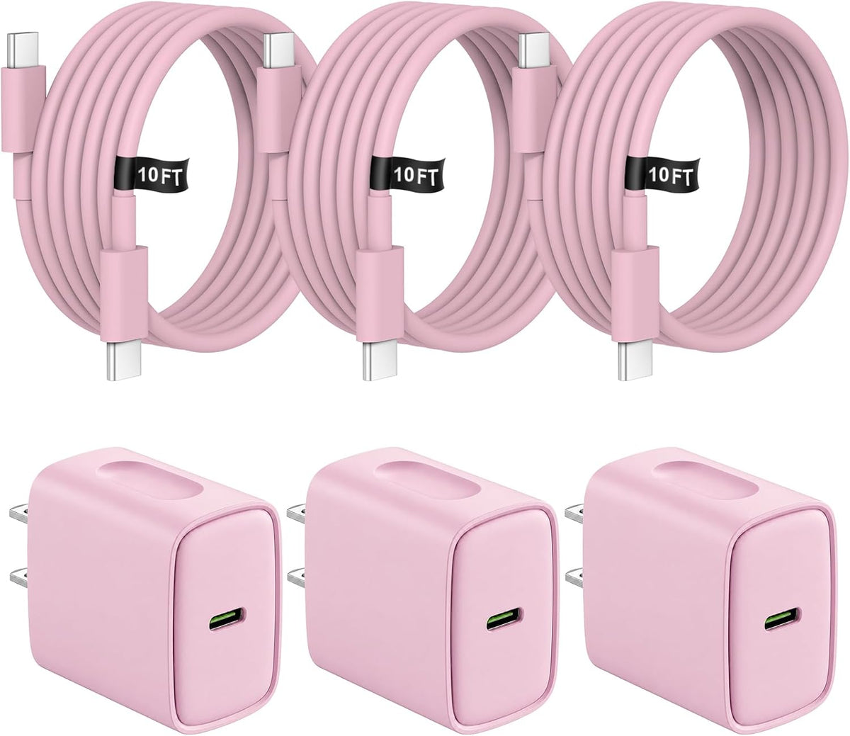 Cargador de iPhone Carga rápida iPhones de 10 pies 18 17 16 15 Carg...
