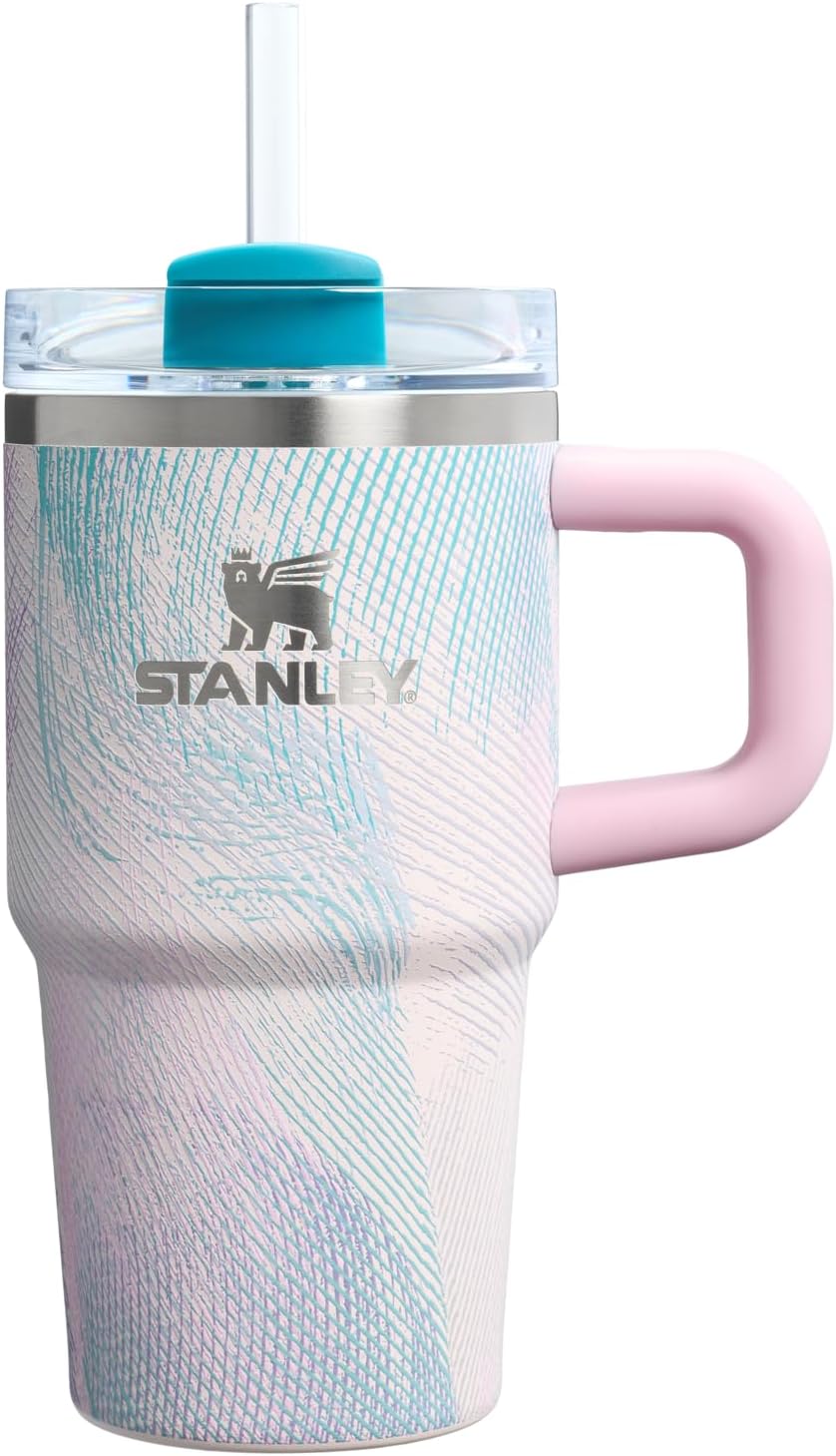 Vaso STANLEY Quencher H2.0 Flow State, 20 oz, penacho de vidrio mar...