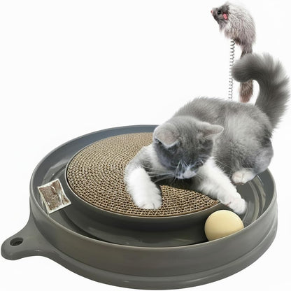 AUOON - Rascador de juguete para gatos y gatitos de interior, color...