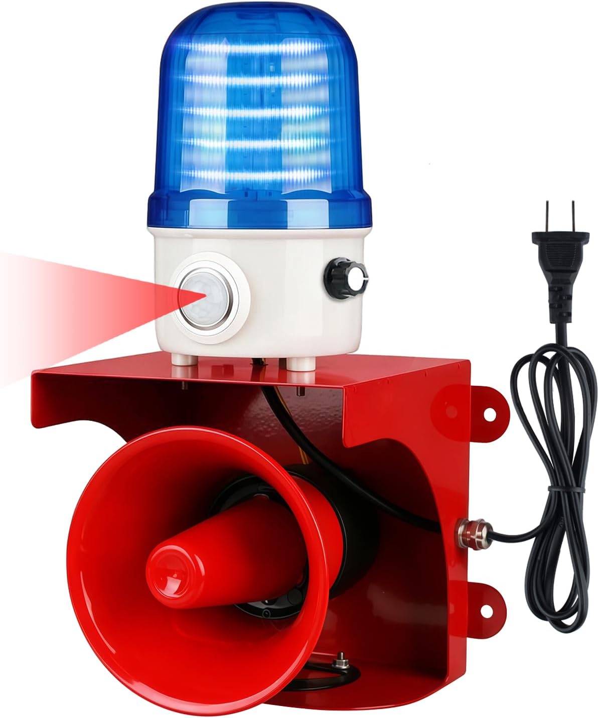 Alarma con sensor de movimiento AC110V con detección humana, sirena...