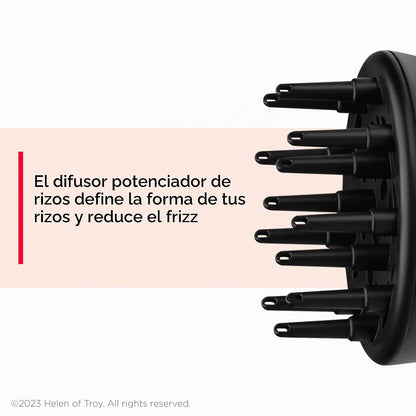 REVLON Secador de pelo con control de flujo de aire con difusor, co...