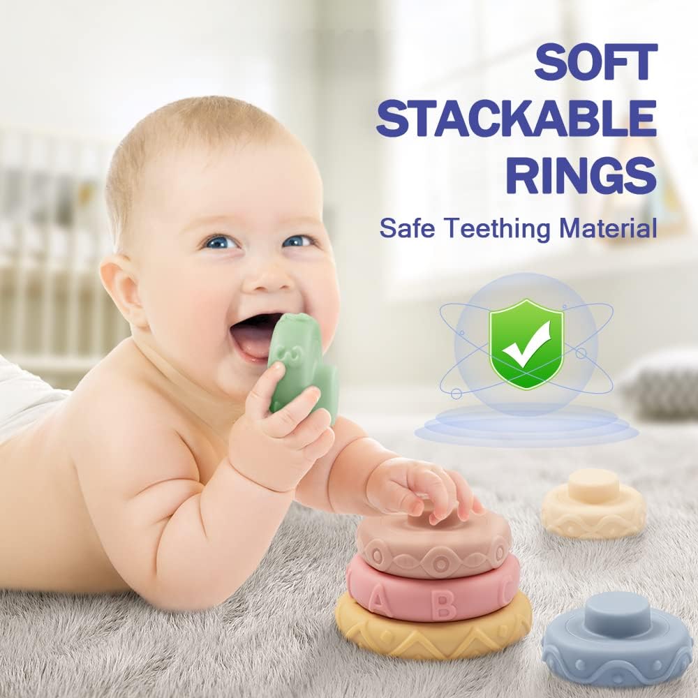 Jyusmile Juguetes para bebés de 6 a 12 meses, juguete Montessori Pr...