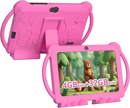 HOTTABLET Tableta para niños Android de 7 pulgadas, 4 GB de RAM 32...