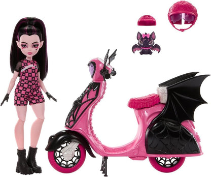 Draculaura y su patineta Monster High