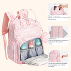 BabbleRoo Mochila para pañales \u2013 Bolsa de viaje para Baby Esse...