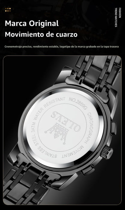 OLEVS Relojes para hombre, resistente al agua, de lujo, gran cara,...