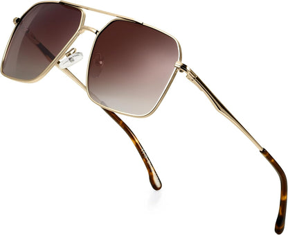 ZENOTTIC Gafas de sol polarizadas de aviador para hombre: protecció...